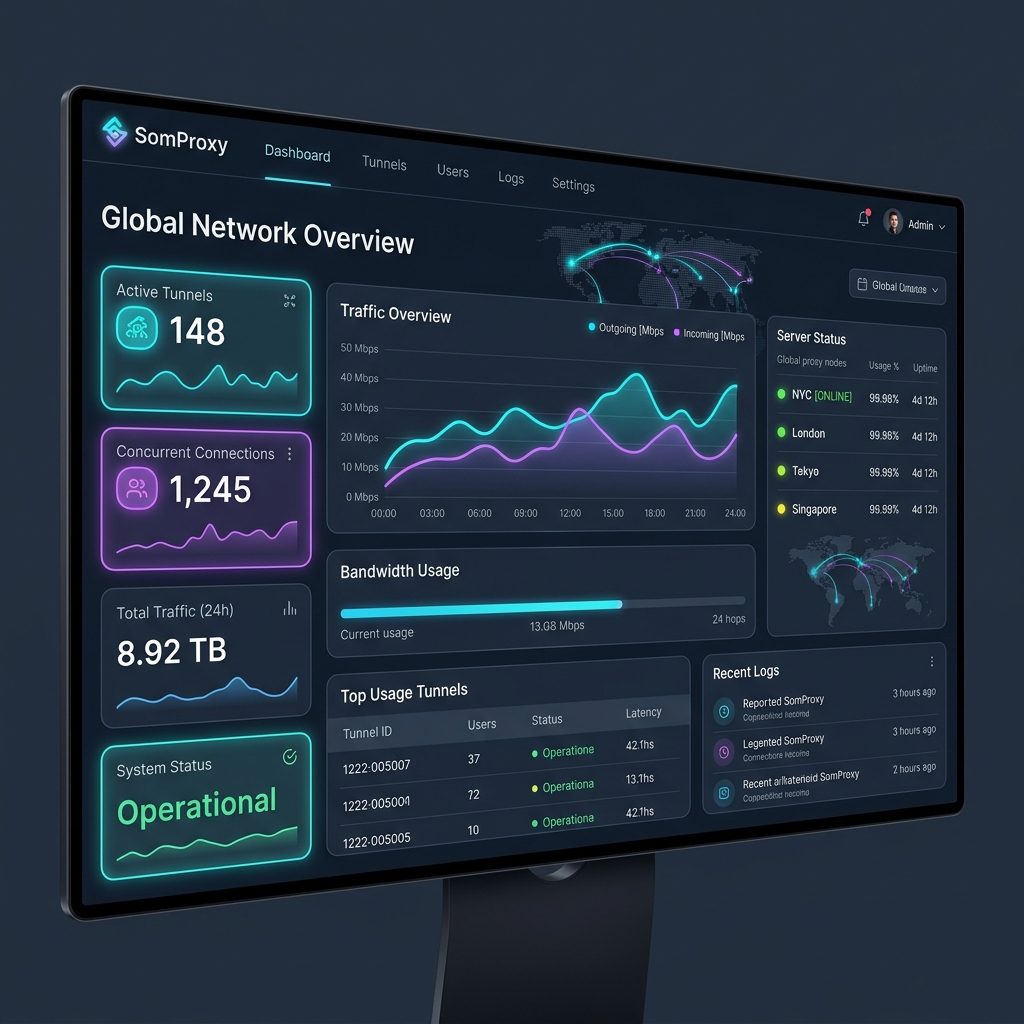 SomProxy Dashboard Preview